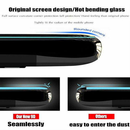 Full Cover iPhone Xs 11 Pro Max 6.5" Edge Tempered Glass Screen Protector Guard - Picture 25 of 35