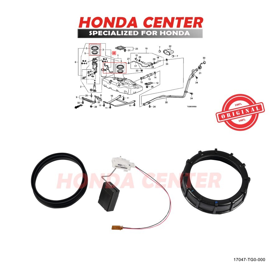 094748251a　DIKINR407 7台 Fuel Tank Meter Set Fit For Honda CITY 2009-2010 17047-TG0