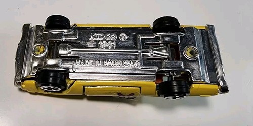 Vintage Kidco Lt. Yellow 77 Dodge Monaco 1/64 Diecast Fire Department Chief - Picture 11 of 11