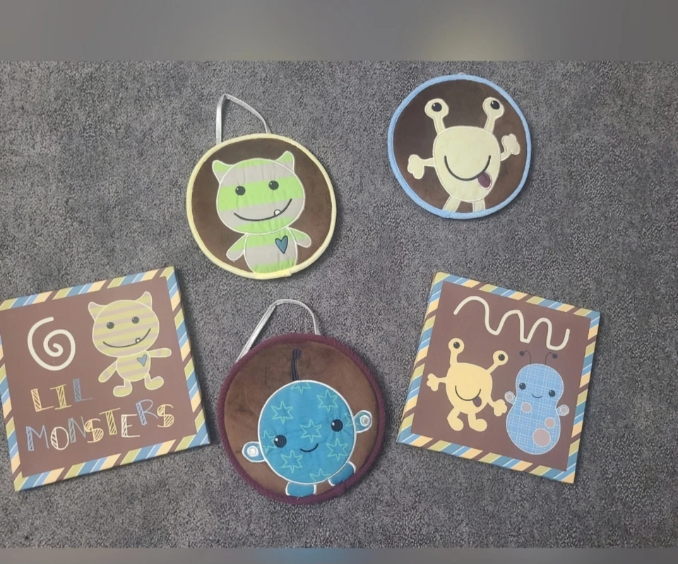 Juego de 5 piezas de decoración de monstruos infantiles CoCalo Foto 2 de 4