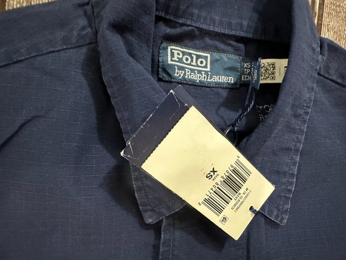 POLO RALPH LAUREN\ Ripstop Utility Overshirt Size XS color navy NWT $228 - Picture 3 of 7