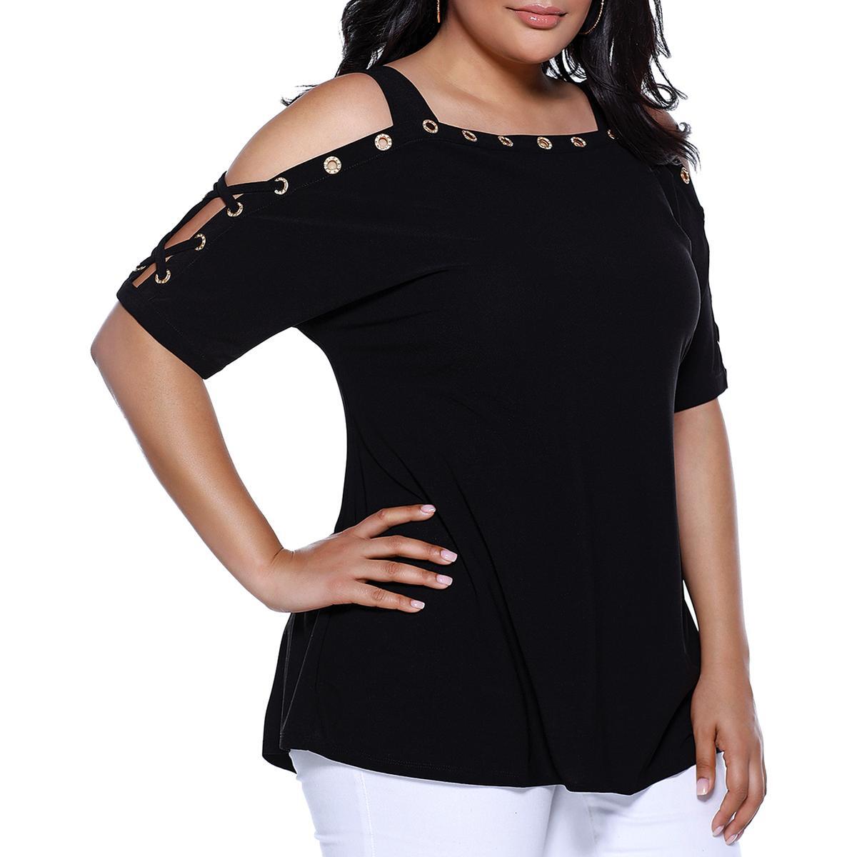 Женская блузка на шнуровке Belldini Top Plus BHFO 1842