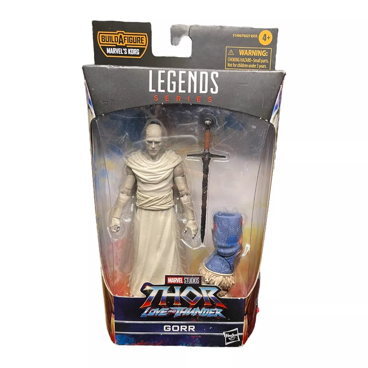 Marvel Legends Series Thor: Love and Thunder Gorr Action Figure 6-Inch  Collectible Toy, 3 Accessories, 1 Build-A-Figure Part