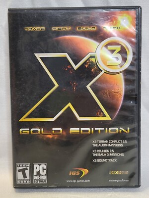 X3: Terran Conflict (Gold Edition) (PC, 2009) 