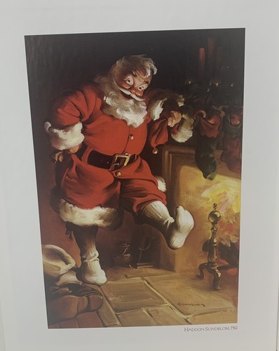 'Twas The Night Before Christmas Book Clement C Moore Coca-Cola Santa Hallmark - Imagen 5 de 6
