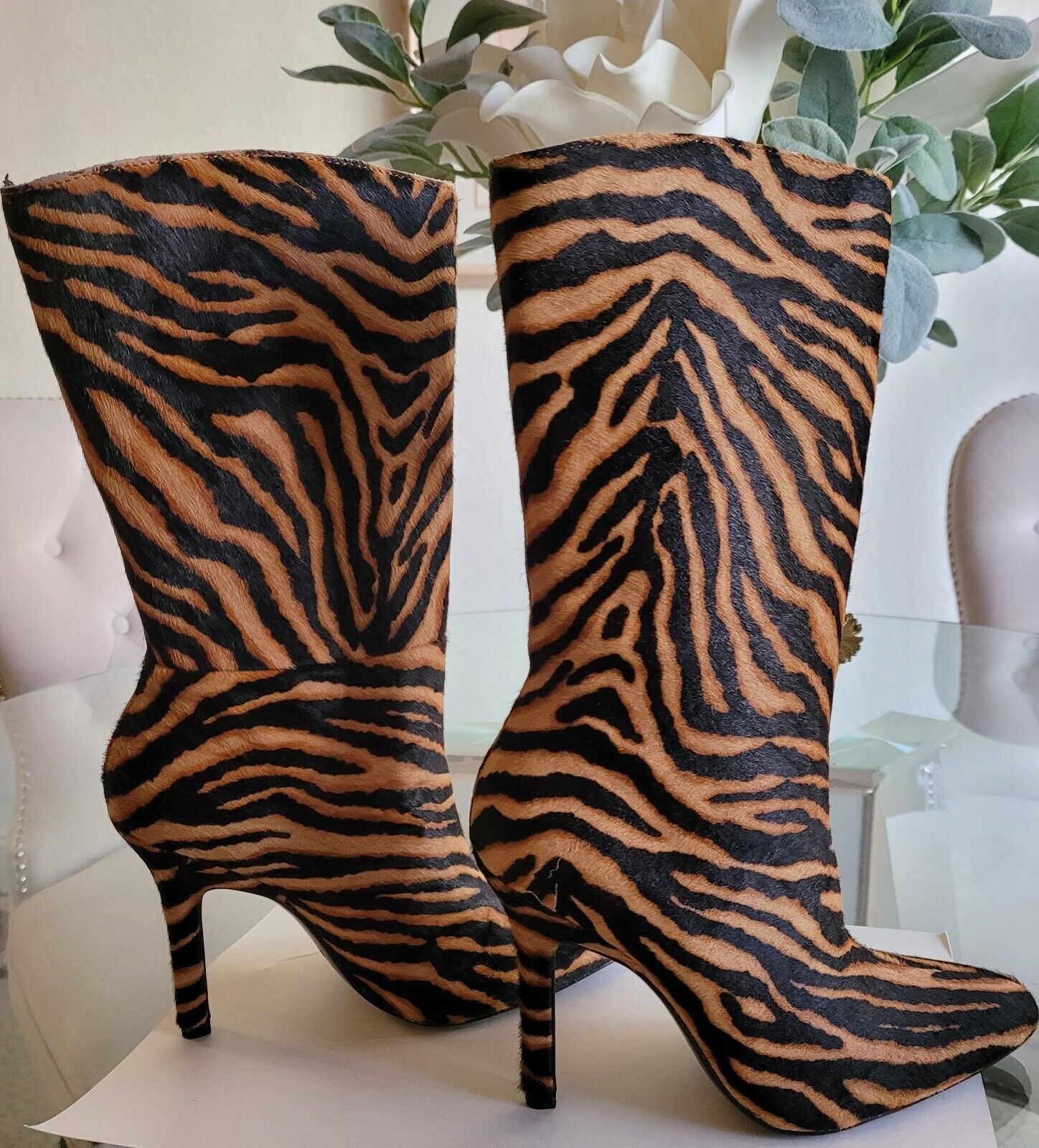 Women's Animal Print Ankle Boots - Size 6.5 | eBay