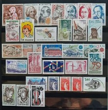 France 1979 Lot 31 timbres de n° 2028 à 2072, NEUFS** LUXE, Cote=26€