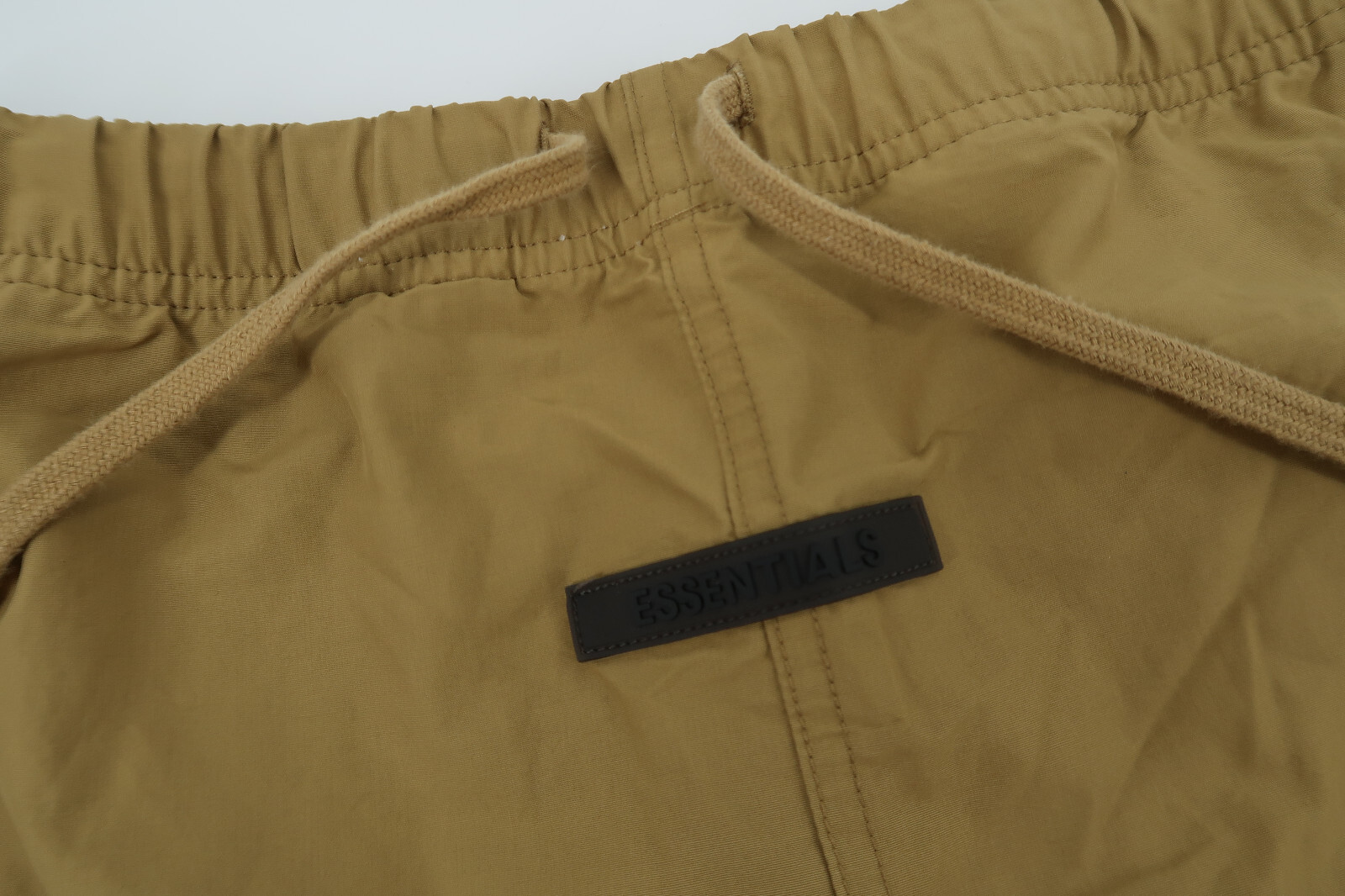 Fear of God Essentials Track Lounge Pants Khaki Drawstring Nylon Cotton Size XXS thumbnail 5