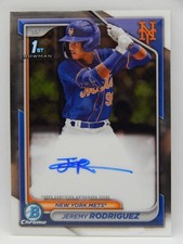 2024 Bowman Chrome Baseball 1st Auto On Card NY Mets CPA-JRZ - JEREMY RODRIGUEZ