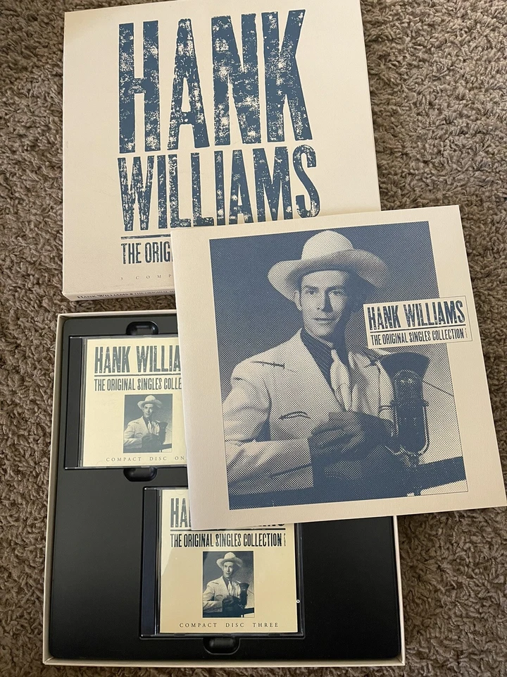 Hank Williams The Original Singles Collection 1990 Box Set POLYDOR Country Music - Image 3 of 3