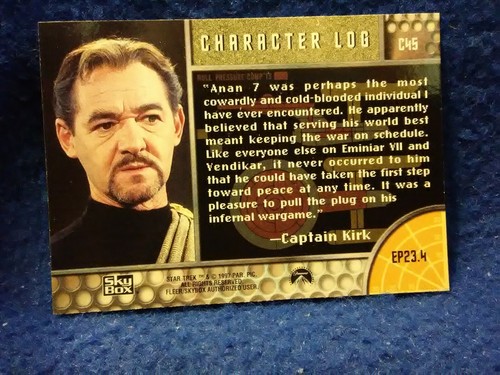 1997 Star Trek Original Series Inserts U-Pick-1 Profiles,Behind scenes,Character - Picture 119 of 207