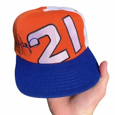 Vintage Michael Waltrip Nascar Snapback Hat #21 Chase Racewear 90s Citgo
