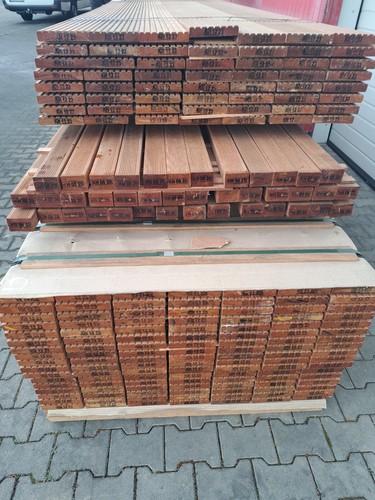 Terrassendielen Bangkirai 25x145mm, Hartholz, für Terrasse, Balkon, Pool - Bild 7 von 9
