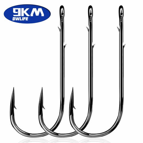 25~100Pcs Worm Hooks Long Shank Barbed hooks Baitholder hooks Live Bait hooks - Picture 3 of 12