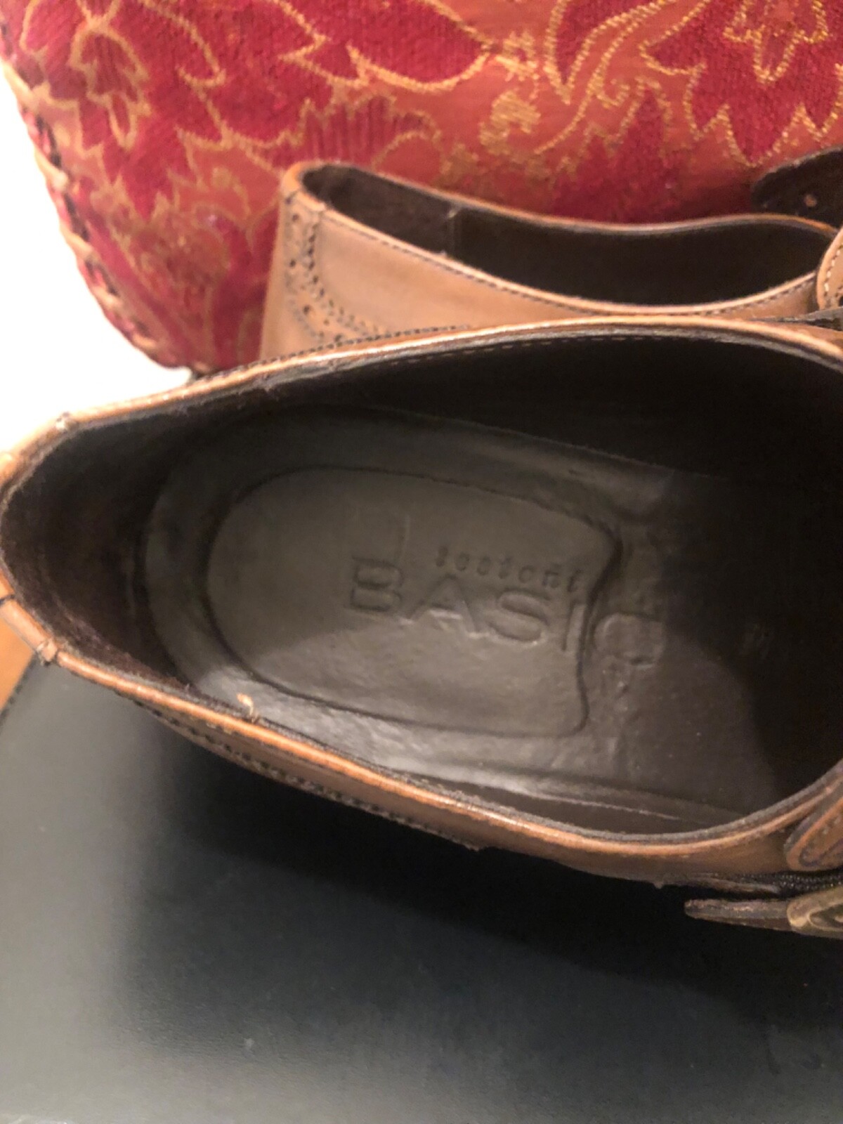 TESTONI BASIC WINGTIP MONK STRAP BROWN LEATHER SH… - image 8