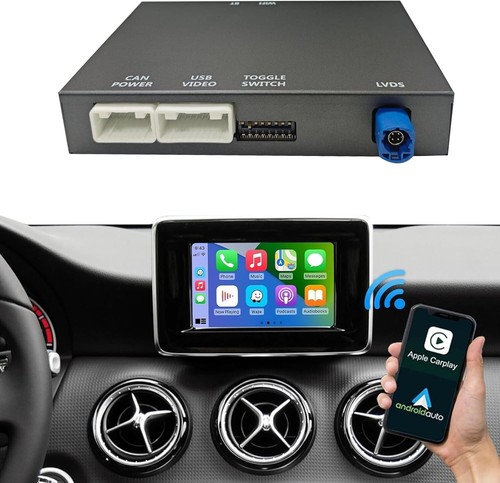 Wireless Carplay/Android Auto Adapter for Mercedes Benz A B CLA GLA C E ML GL GL