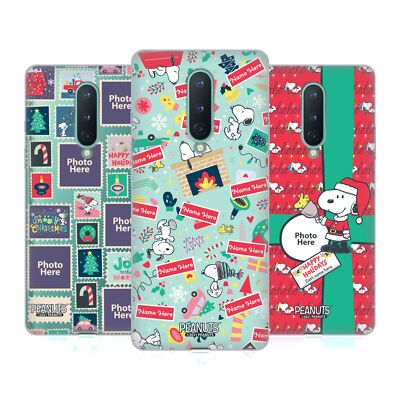 CUSTOM PERSONALIZED PEANUTS CHRISTMAS SOFT GEL CASE FOR GOOGLE ONEPLUS PHONES
