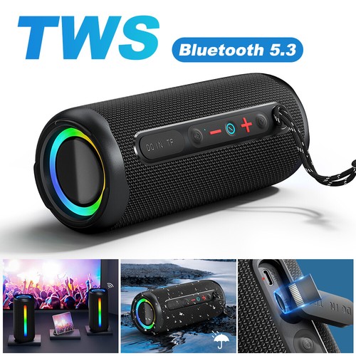 30W Bluetooth 5.3 Speaker Wireless Loud Stereo Sound Speaker Outdoor Waterproof - Picture 19 of 22