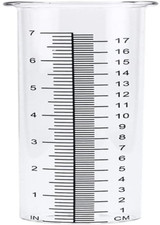 7" Capacity Rain Gauge Glass Replacement Tube for Yard Garden Outdoor Home (1PC)