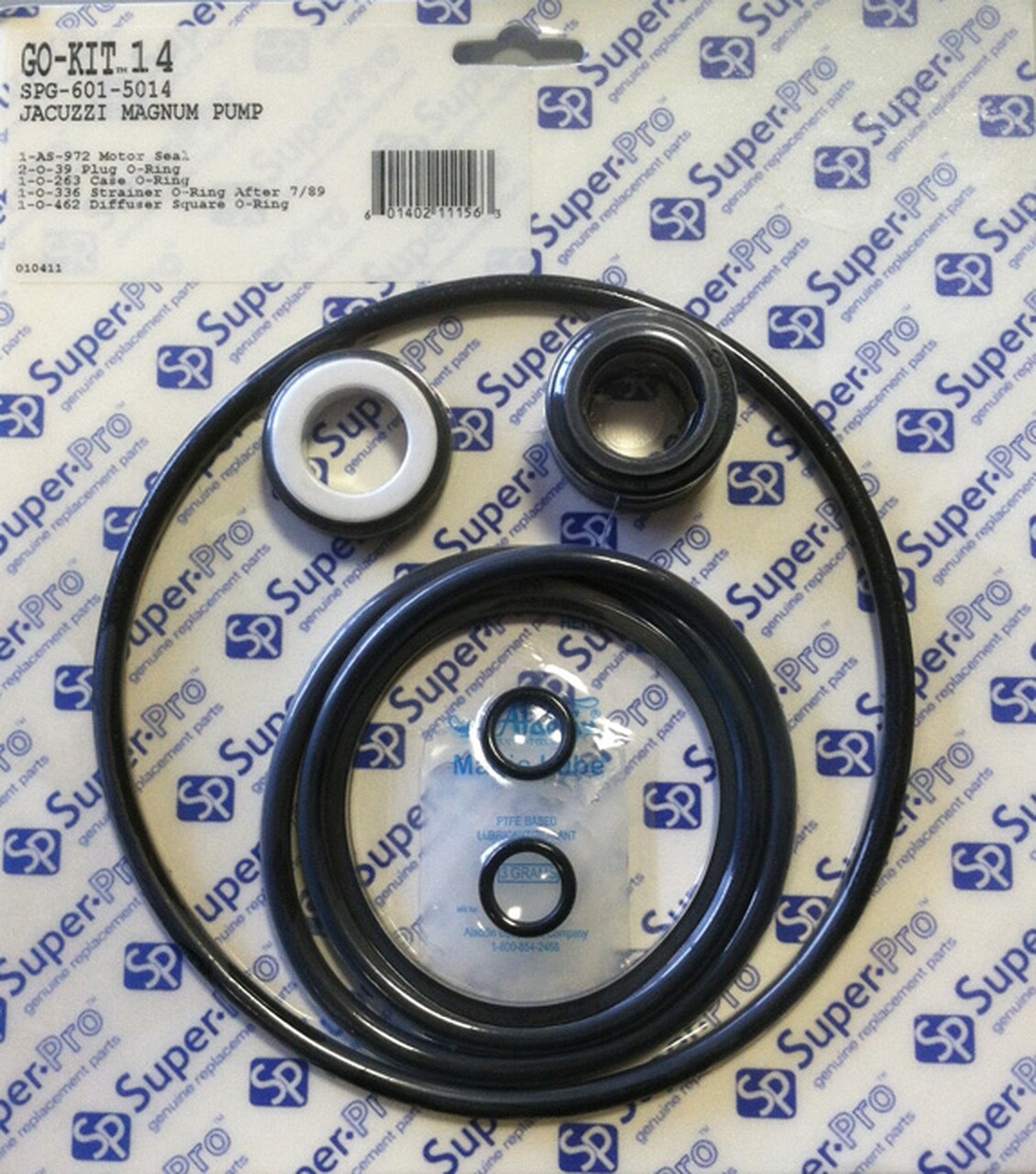 JACUZZI MAGNUM POOL PUMP SEAL W/ ORINGS, GASKETS REPAIR PARTS KIT14