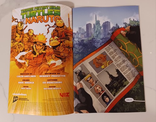 Teenage Mutant Ninja Turtles x Naruto #1 Var F Retailer Exclusive, TMNT - Picture 2 of 6
