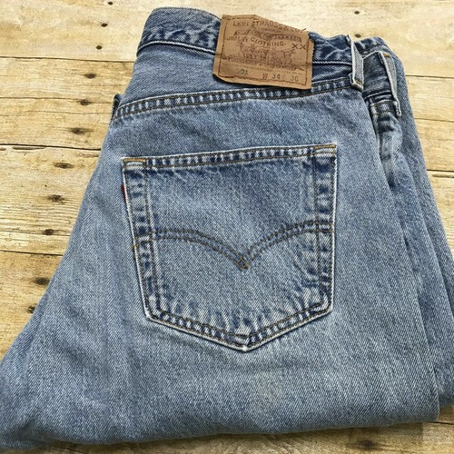 Levi's 501 Made In USA Blue Jeans 34x36 