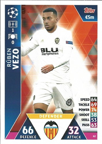 TOPPS MATCH ATTAX - CHAMPIONS LEAGUE 2018/19 FOOTBALL CARDS nos. 1-144 (OF02) - Picture 63 of 145