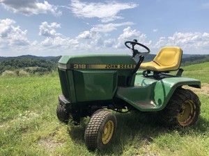 John Deere 318 Garden Tractor 3 Point Hitch Pto Remotes Tire Image Is Loading John Deere 318 Garden Tractor 3 Point Hitch