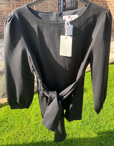 Boden Evie top size 12 reg black colour   -b4-- - Picture 1 of 5