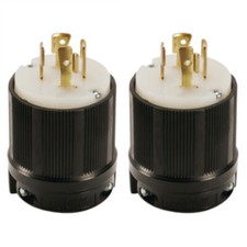 NEMA L16-20 Grounding Locking Plug, 20A 480V AC, 3 Pole 4 Wire, cUL Listed