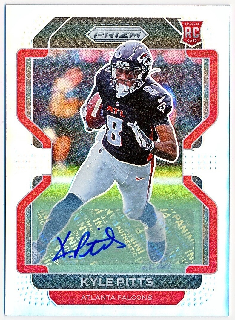 2021 Prizm Kyle Pitts Rookie Autographs Prizms Silver Auto Rc #341