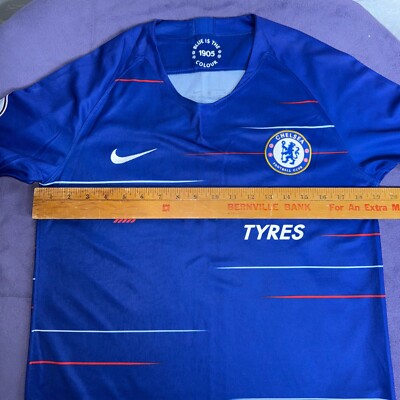 Chelsea FC 2018-19 Home Soccer Jersey JORGINHO #5 Nike Men's Small