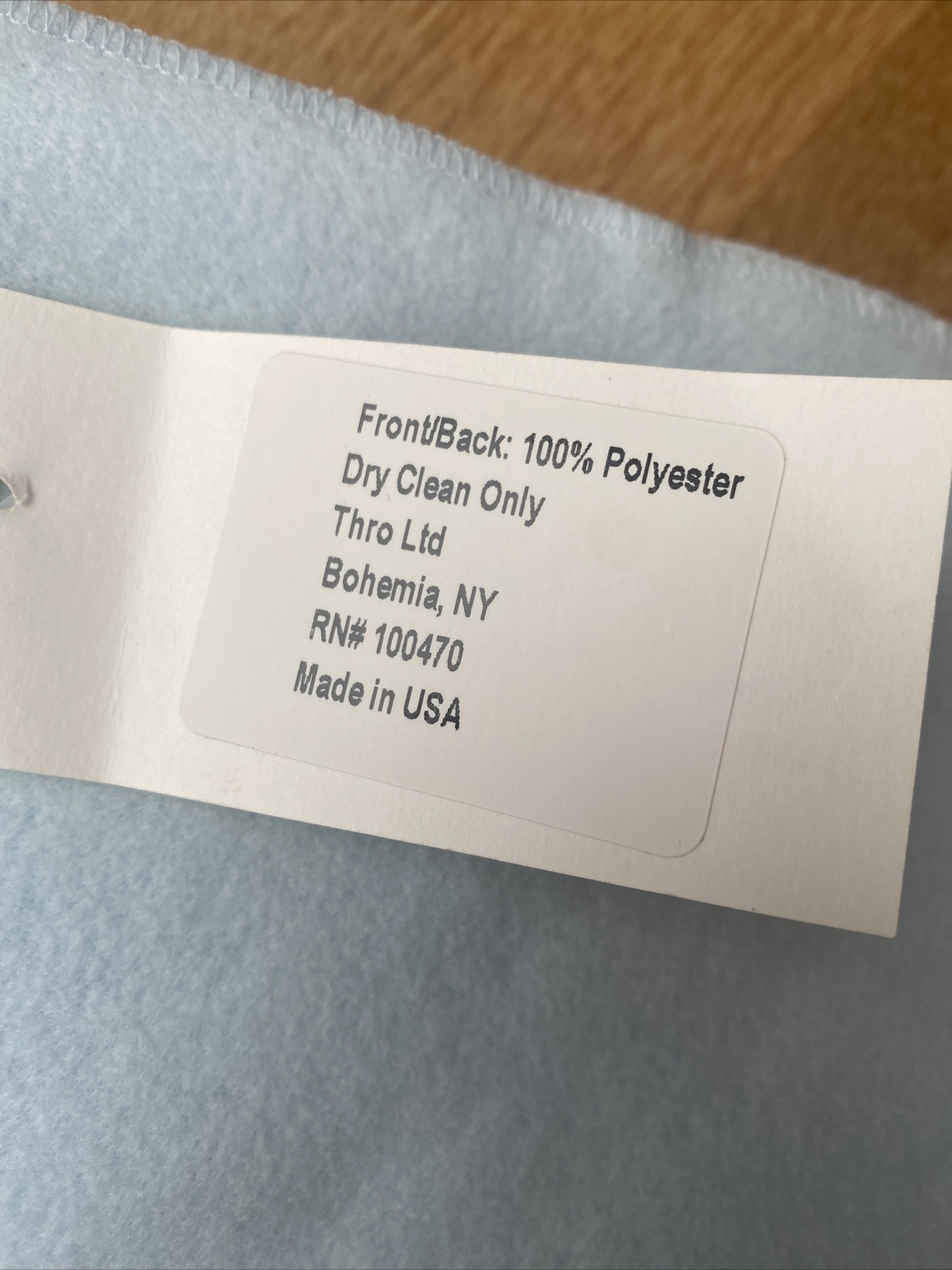 Baby Thro Brand Vintage baby Blanket throw Baby Blue Fleece 49"x56