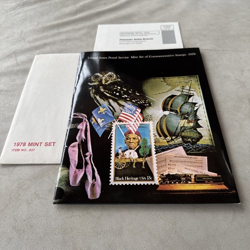 usps mint set commemorative stamps 1978