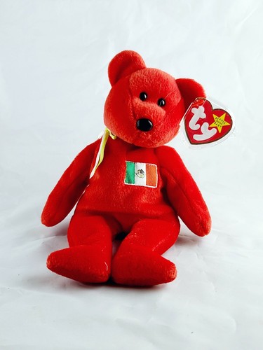Ty Beanie Babies Osito Mexican Read Bear - 第 1/5 張圖片
