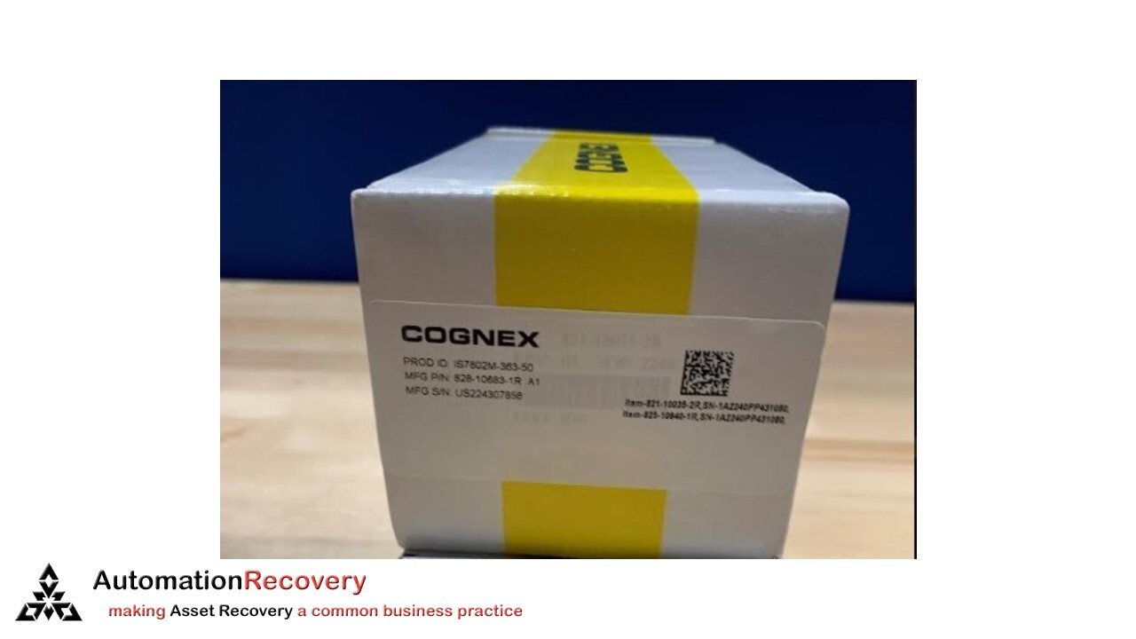 COGNEX IS7802M-363-50 DIGITAL INDUSTRIAL VISION CAMERA, NEW #323331
