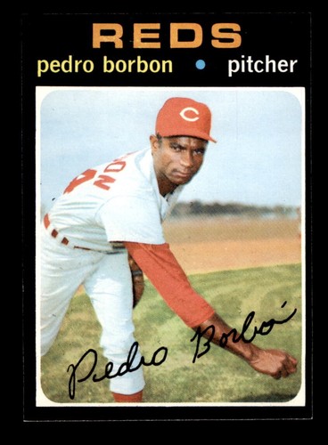 1971 Topps Baseball #613 Pedro Borbon NM *d9