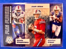 NFL - Allen/Diggs/Singletary 2020 Panini Mosaic Flea Flicker - Bills