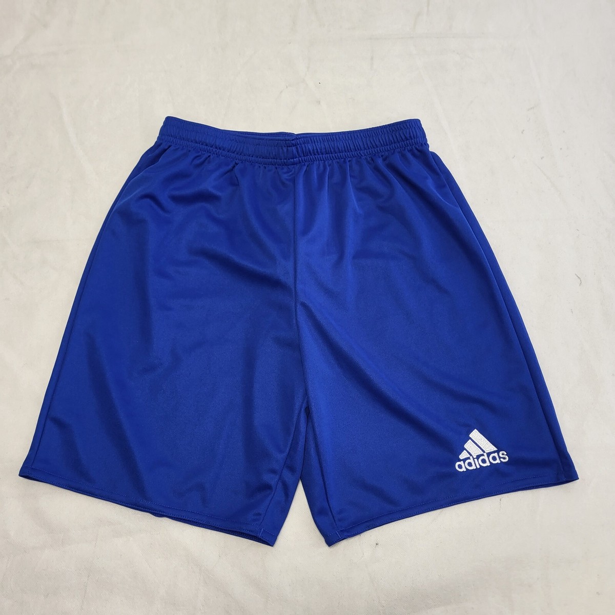 C493 BOYS ADIDAS AEROREADY BLUE FOOTBALL TRAINING SHORTS UK AGE 13