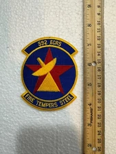 Vintage USAF Patch- 392 ECRS Fire Tempers Steel 