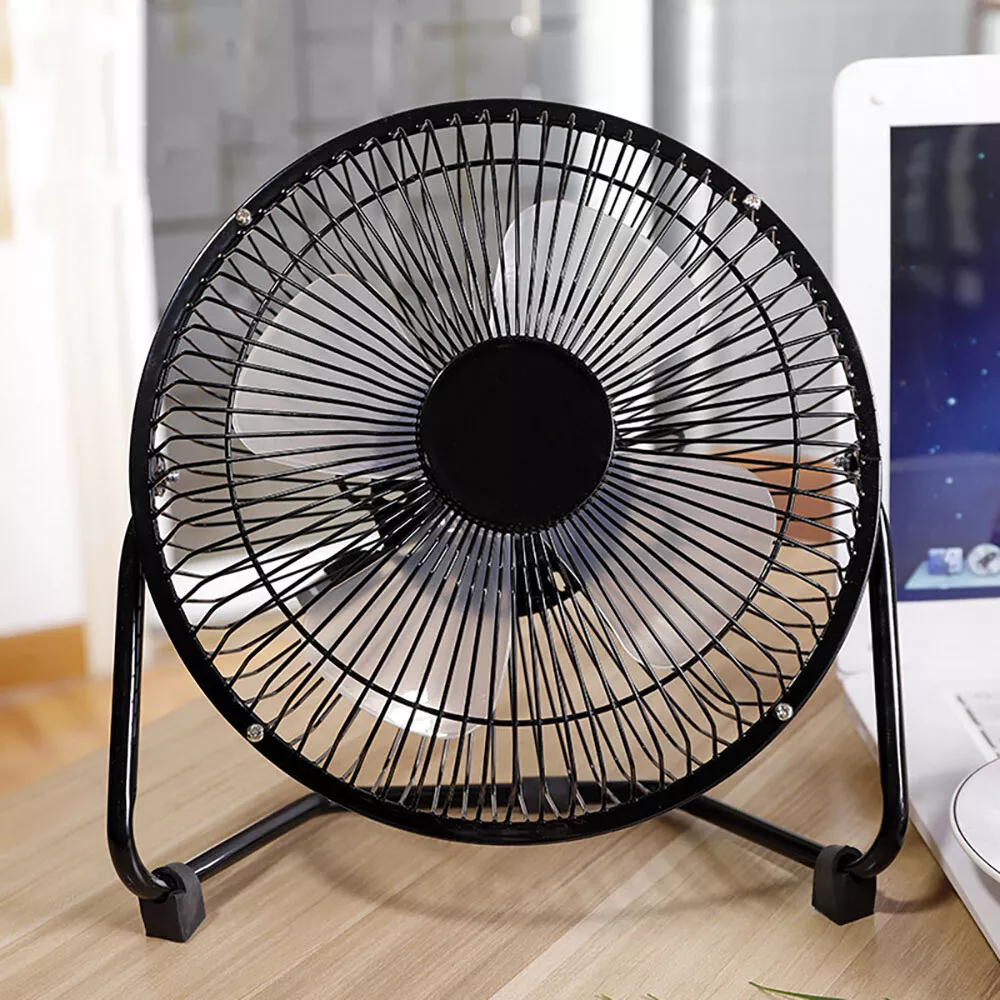 USB Desk Fan Small Quiet Personal Cooler USB Powered Portable Table Fan UK