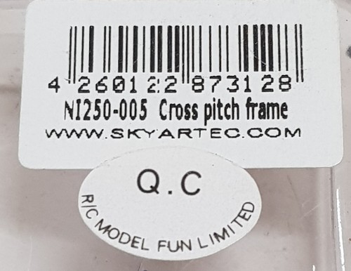 Skyartec NI250-005 Cross Pitch Frame - Blue anodised CNC machined - Picture 4 of 4