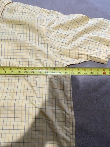 LL Bean Men's Button Up Shirt Yellow Traditional Fit Size XL Regular 11A - Bild 8 von 9