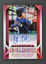 2013 Panini Elite Extra Edition #132 Dustin Peterson 374/599 Auto Prospects