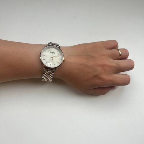 analogue watch from Limit big face white gold and silver fully working watch