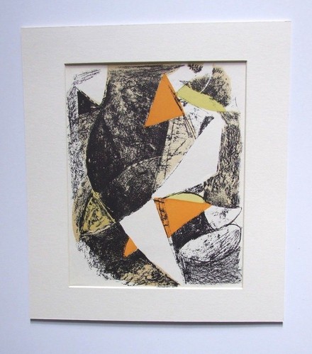 MARINO MARINI mounted original lithograph 16 x 14" XXe Siècle 1963 X21 - Picture 2 of 5