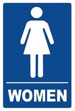 WOMEN - BATHROOM - SIGN- PS-451