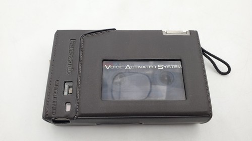 Panasonic RQ-355 Sistema ad attivazione vocale registratore a cassette con custodia funzionante