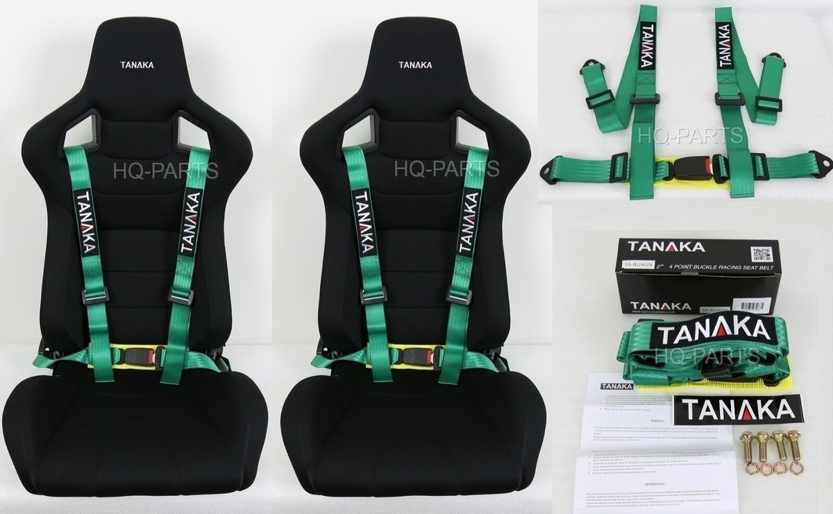 Racing Harness Takata 2X TANAKA UNVERSAL GRAY PONT CAMLOCK QUCK