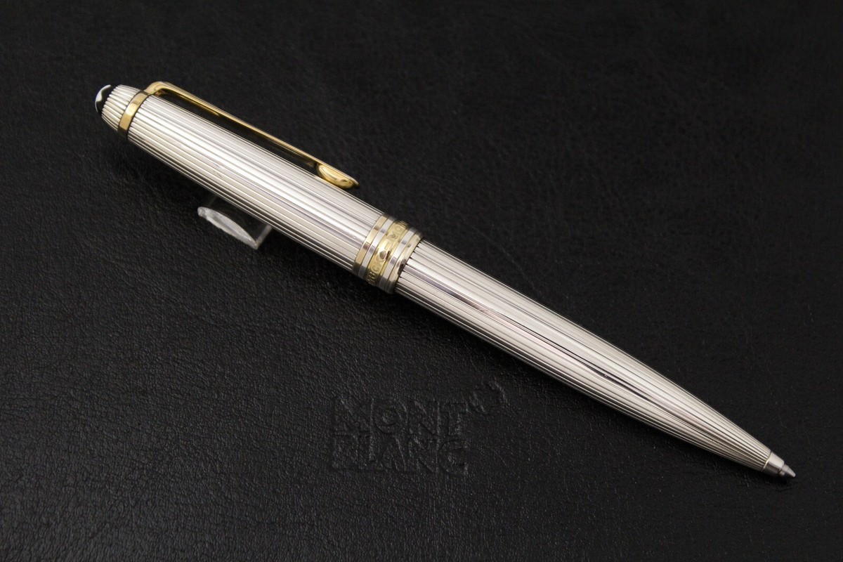 Montblanc Meisterstuck 164S Sterling Silver Pinstripe Ballpoint